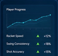 Conceptual player progress history chart